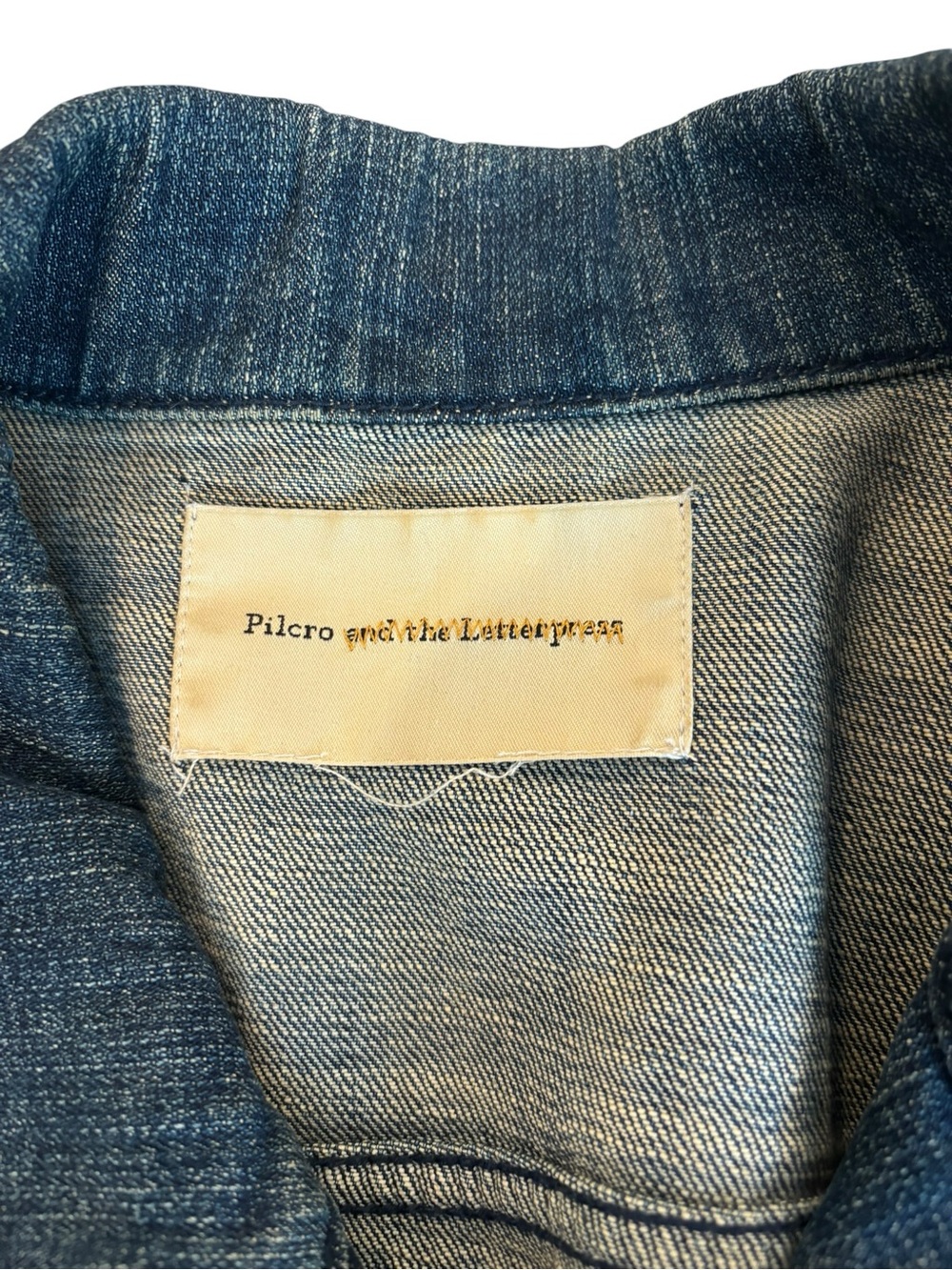 Pilcro Faded Blue Denim Jacket - Women's  Size Small - Picture 4 of 6